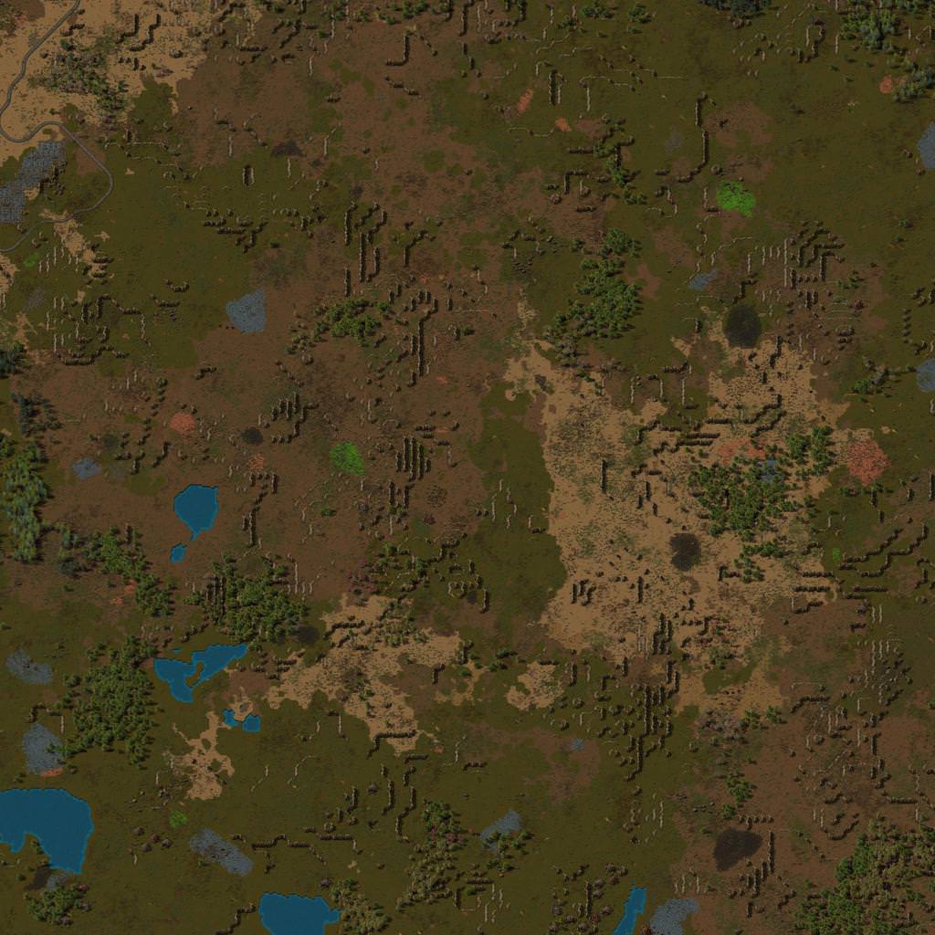 first map that i got close to finishing - FactorioMaps
